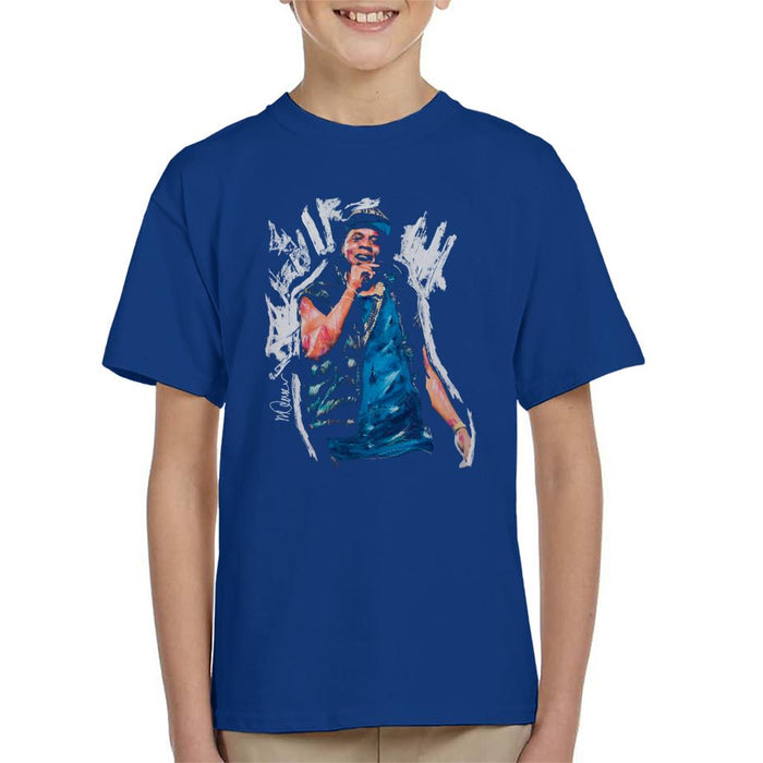 Sidney Maurer Original Portrait Of Jay Z Gilet Kid's T-Shirt