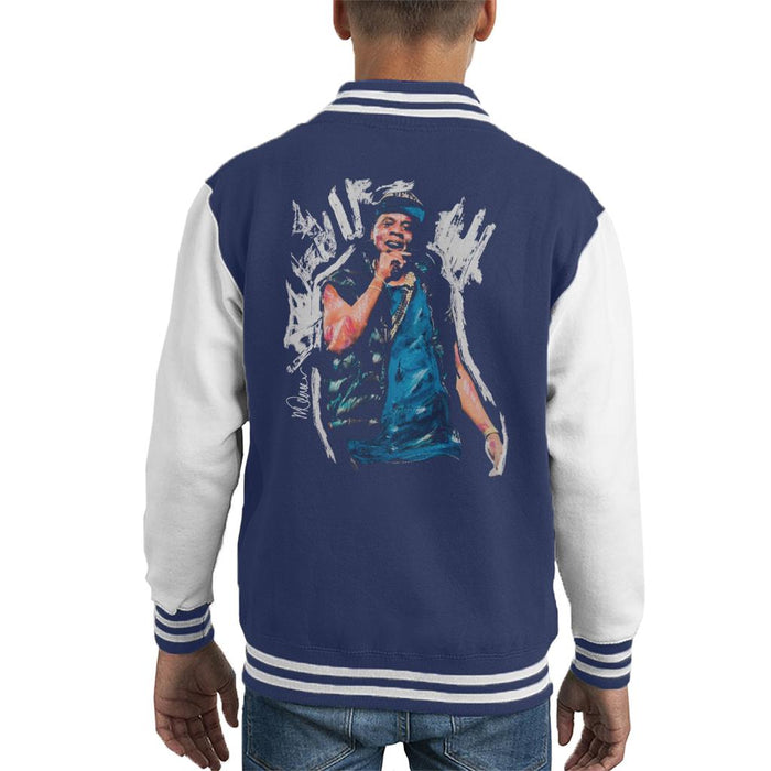 Sidney Maurer Original Portrait Of Jay Z Gilet Kid's Varsity Jacket