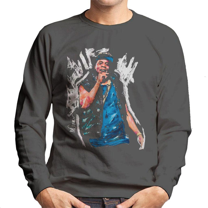 Sidney Maurer Original Portrait Of Jay Z Gilet Men's Sweatshirt