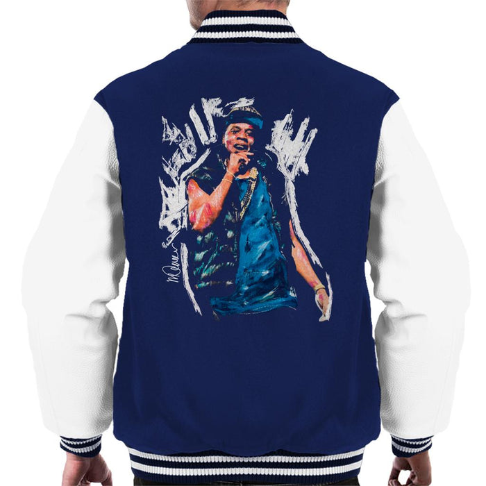 Sidney Maurer Original Portrait Of Jay Z Gilet Men's Varsity Jacket