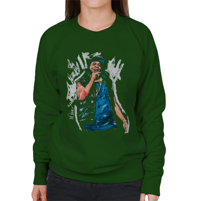 Sidney Maurer Original Portrait Of Jay Z Gilet Women's Sweatshirt