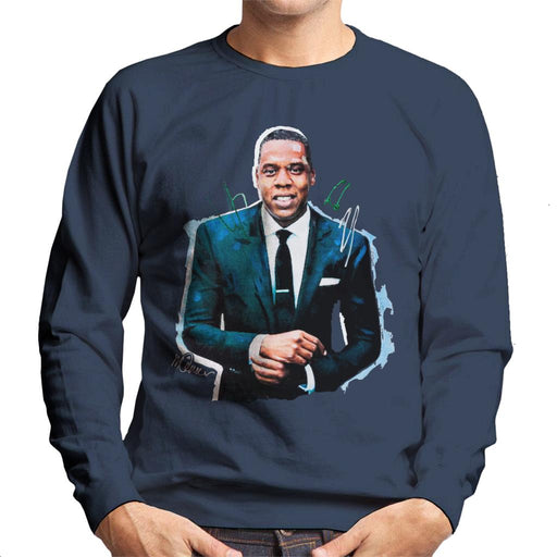 Sidney Maurer Original Portrait Of Jay Z Suit Men's Sweatshirt