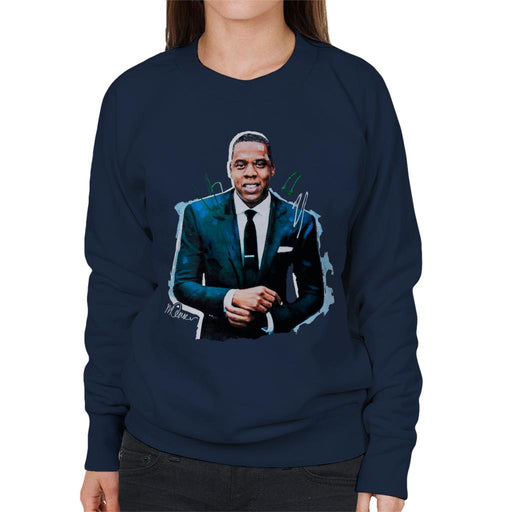 Sidney Maurer Original Portrait Of Jay Z Suit Women's Sweatshirt