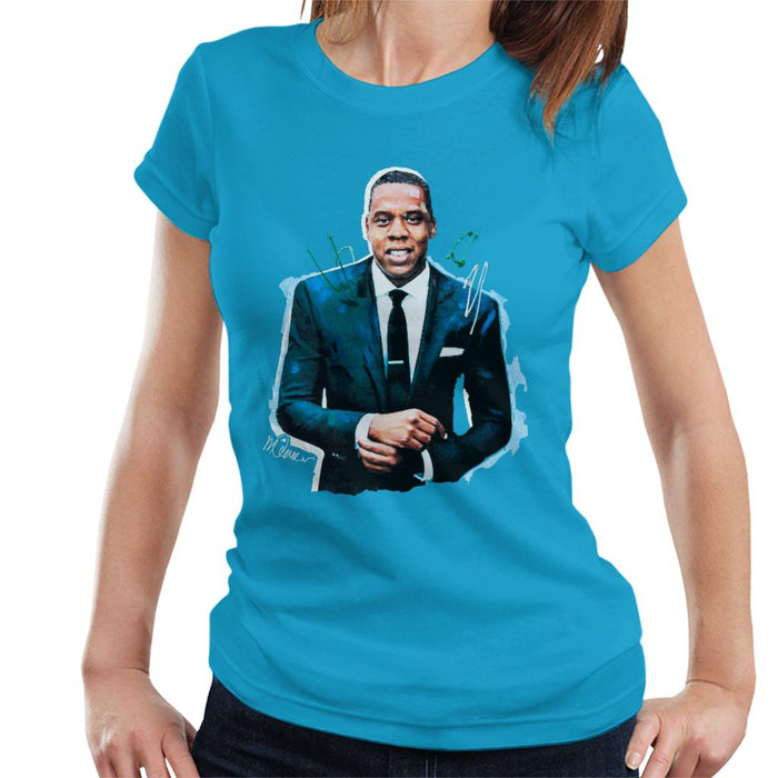 Sidney Maurer Original Portrait Of Jay Z Suit Women's T-Shirt