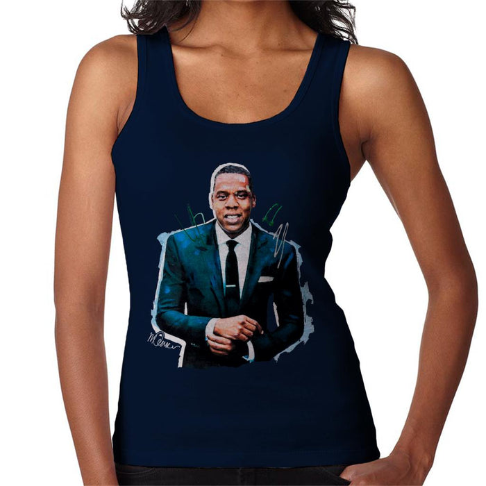 Sidney Maurer Original Portrait Of Jay Z Suit Women's Vest