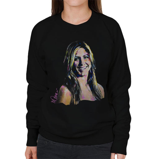 Sidney Maurer Original Portrait Of Jennifer Aniston Women's Sweatshirt