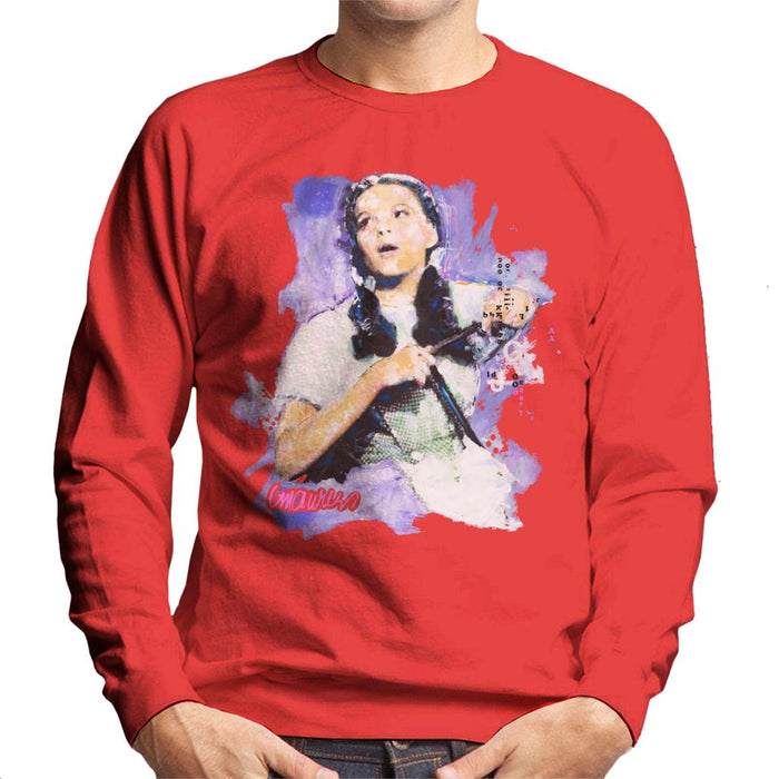Sidney Maurer Original Portrait Of Judy Garland Wizard Of Oz Men's Sweatshirt