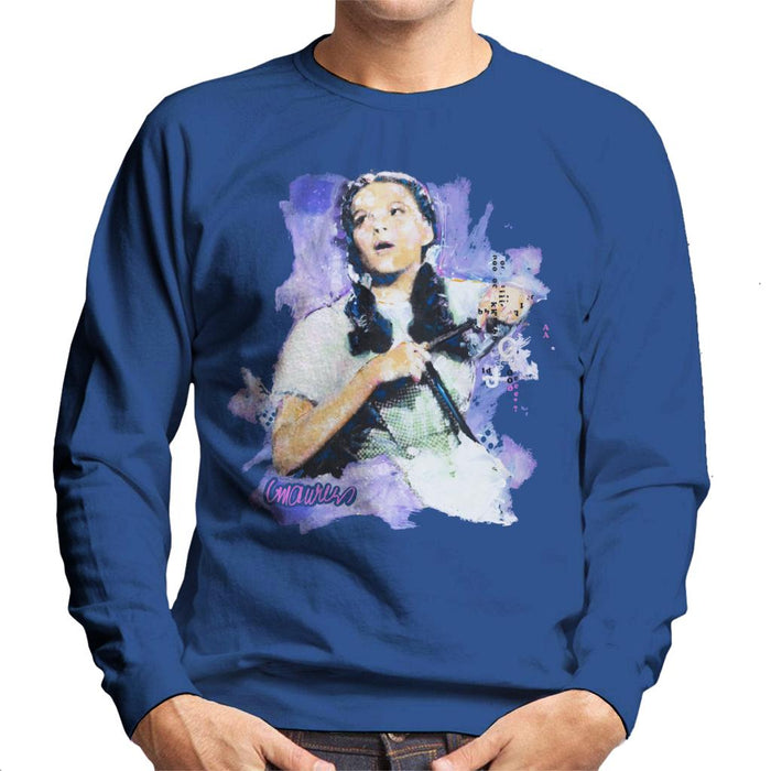 Sidney Maurer Original Portrait Of Judy Garland Wizard Of Oz Men's Sweatshirt
