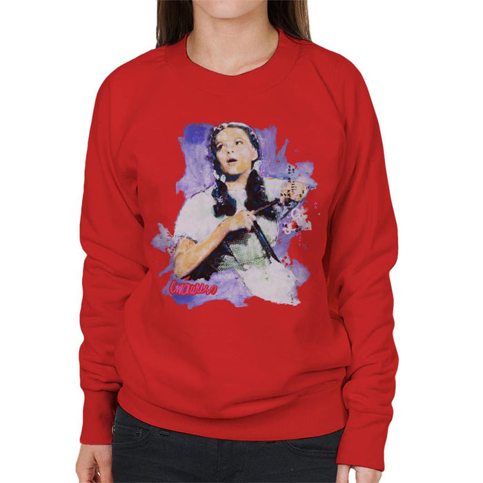 Sidney Maurer Original Portrait Of Judy Garland Wizard Of Oz Women's Sweatshirt