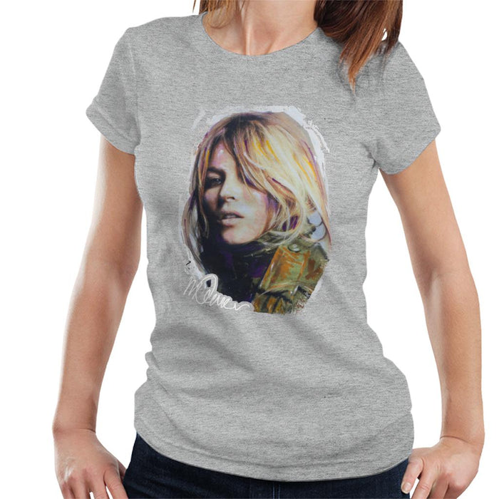 Sidney Maurer Original Portrait Of Kate Moss Army Jacket Women's T-Shirt