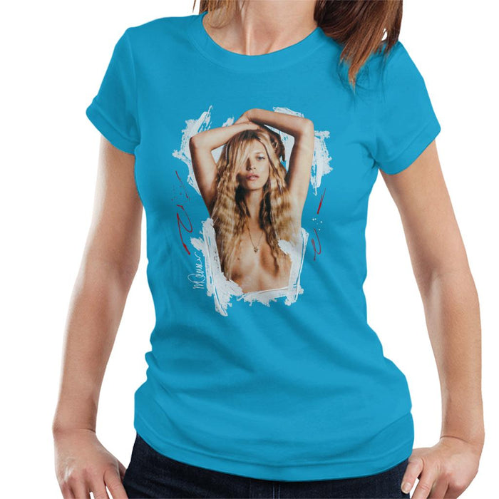 Sidney Maurer Original Portrait Of Kate Moss Topless Shoot Women's T-Shirt