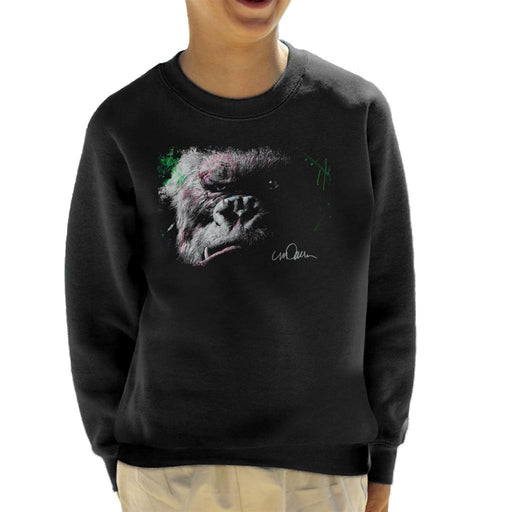 Sidney Maurer Original Portrait Of King Kong Glare Kid's Sweatshirt