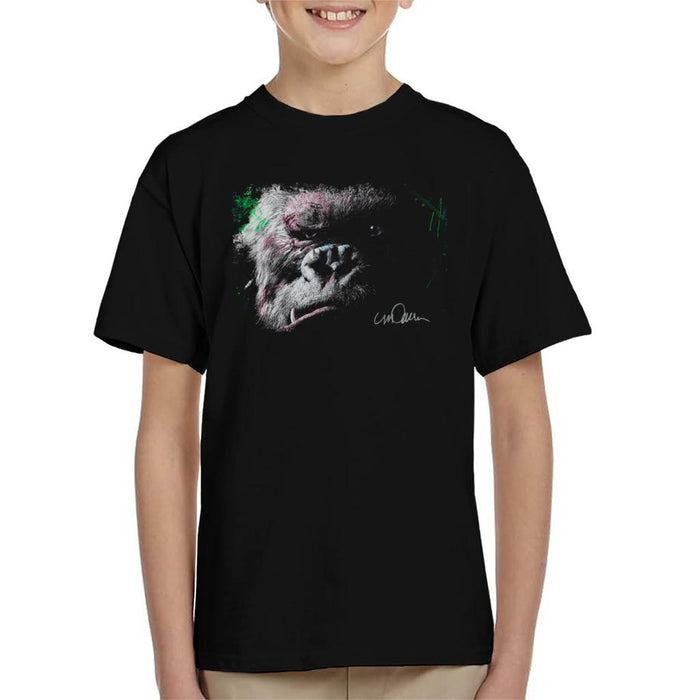 Sidney Maurer Original Portrait Of King Kong Glare Kid's T-Shirt