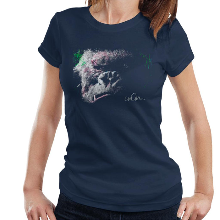 Sidney Maurer Original Portrait Of King Kong Glare Women's T-Shirt