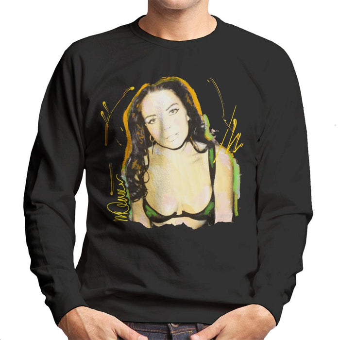 Sidney Maurer Original Portrait Of Lindsay Lohan Bra Men's Sweatshirt