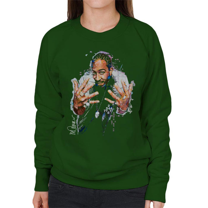 Sidney Maurer Original Portrait Of Ludacris Women's Sweatshirt