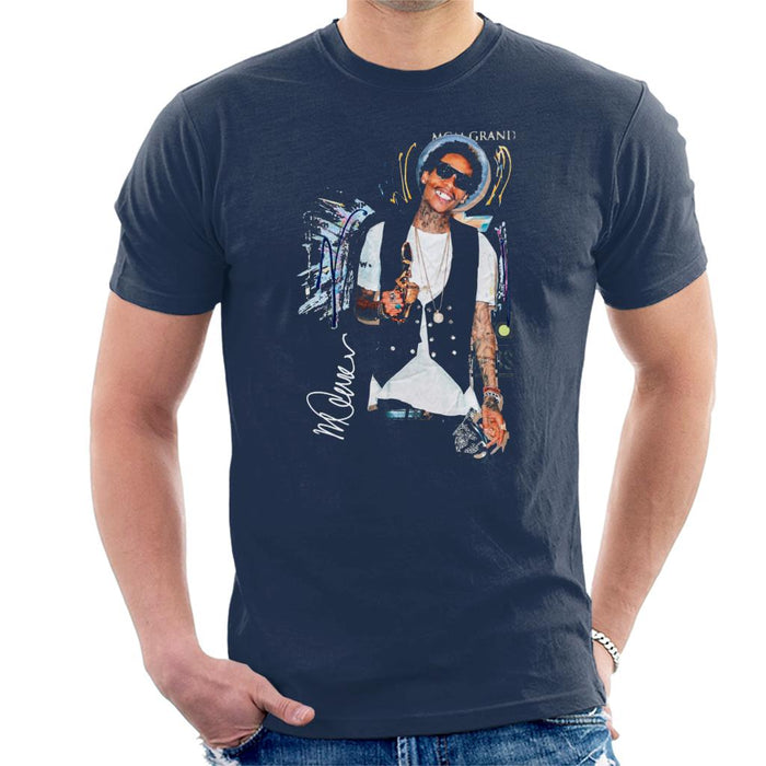 Sidney Maurer Original Portrait Of Wiz Khalifa Billboard Award Men's T-Shirt