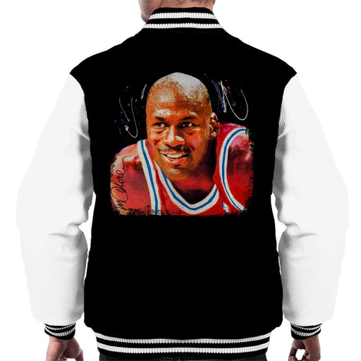 Sidney Maurer Original Portrait Of Michael Jordan Chicago Bulls Men's Varsity Jacket