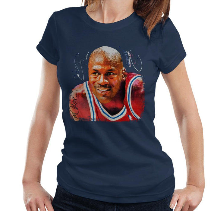 Sidney Maurer Original Portrait Of Michael Jordan Chicago Bulls Women's T-Shirt