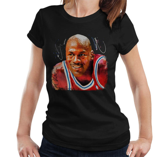 Sidney Maurer Original Portrait Of Michael Jordan Chicago Bulls Women's T-Shirt