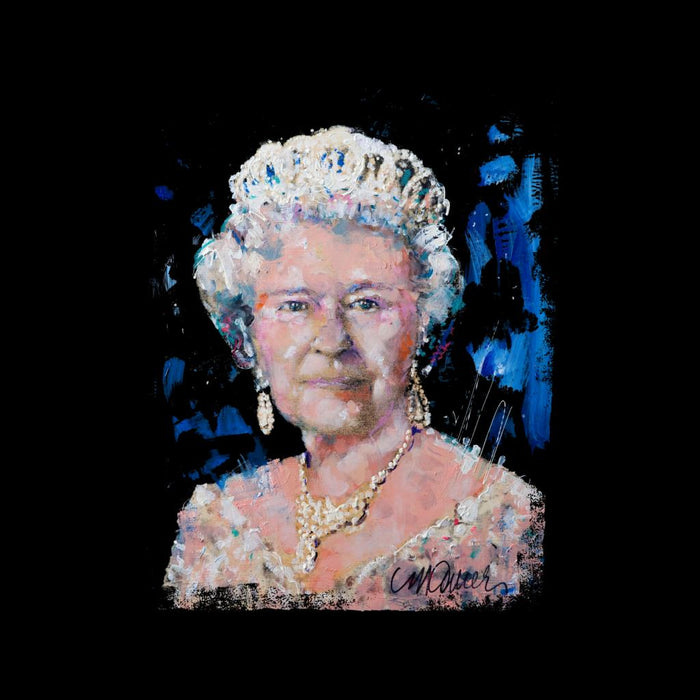 Sidney Maurer Original Portrait Of Queen Elizabeth II Women's T-Shirt