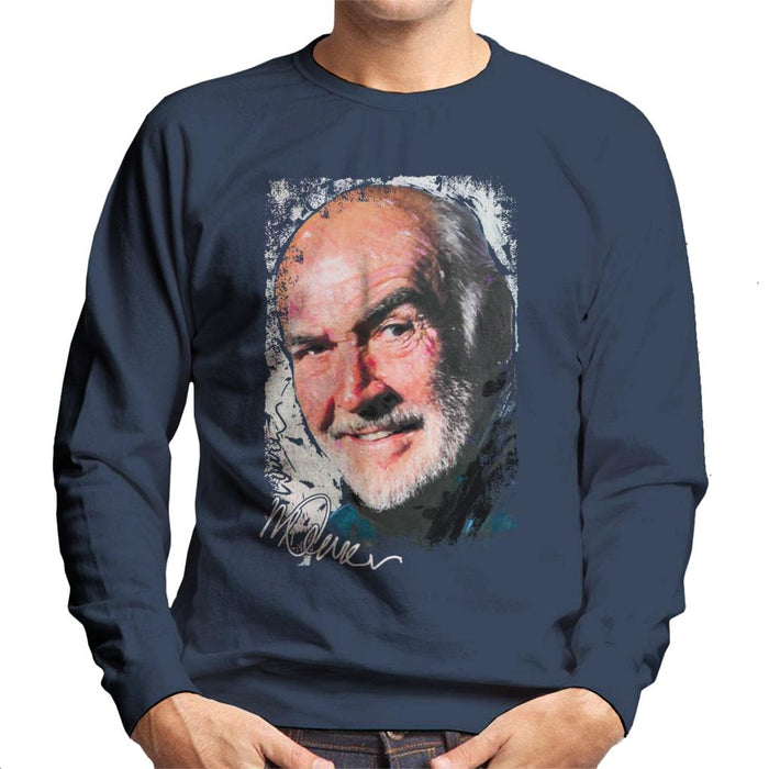 Sidney Maurer Original Portrait Of Actor Sean Connery Men's Sweatshirt