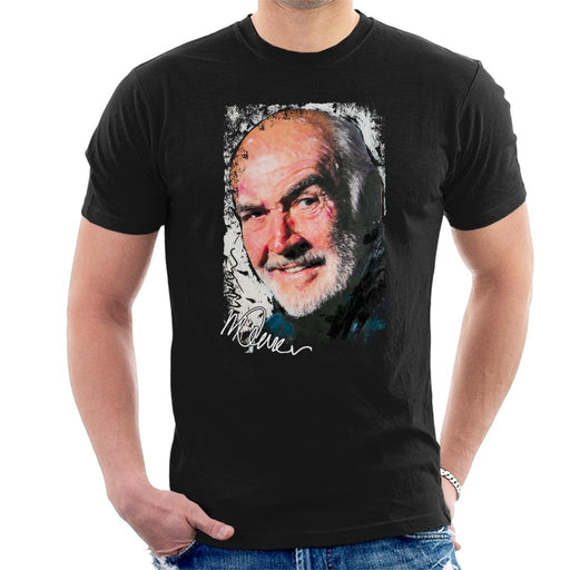 Sidney Maurer Original Portrait Of Actor Sean Connery Men's T-Shirt