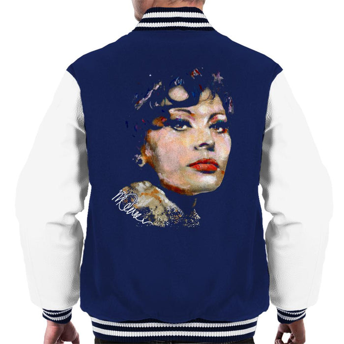 Sidney Maurer Original Portrait Of Actress Sophia Loren Men's Varsity Jacket