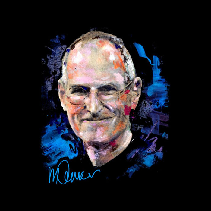 Sidney Maurer Original Portrait Of Steve Jobs Men's Varsity Jacket