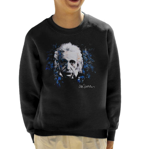 Sidney Maurer Original Portrait Of Albert Einstein E Equals MC2 Kid's Sweatshirt