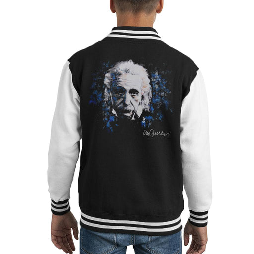 Sidney Maurer Original Portrait Of Albert Einstein E Equals MC2 Kid's Varsity Jacket