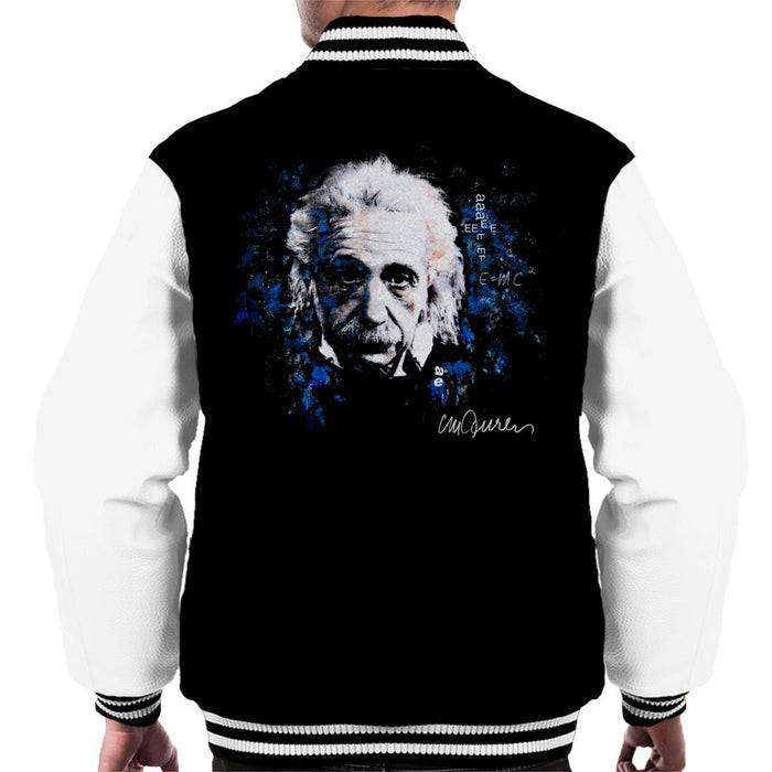 Sidney Maurer Original Portrait Of Albert Einstein E Equals MC2 Men's Varsity Jacket