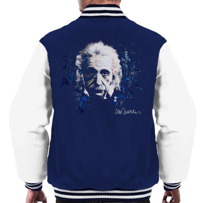Sidney Maurer Original Portrait Of Albert Einstein E Equals MC2 Men's Varsity Jacket