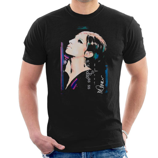 Sidney Maurer Original Portrait Of Actress Barbra Streisand Men's T-Shirt