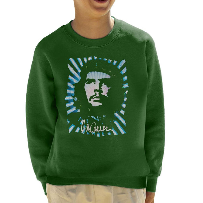 Sidney Maurer Original Portrait Of Revolutionary Che Guevara Kid's Sweatshirt