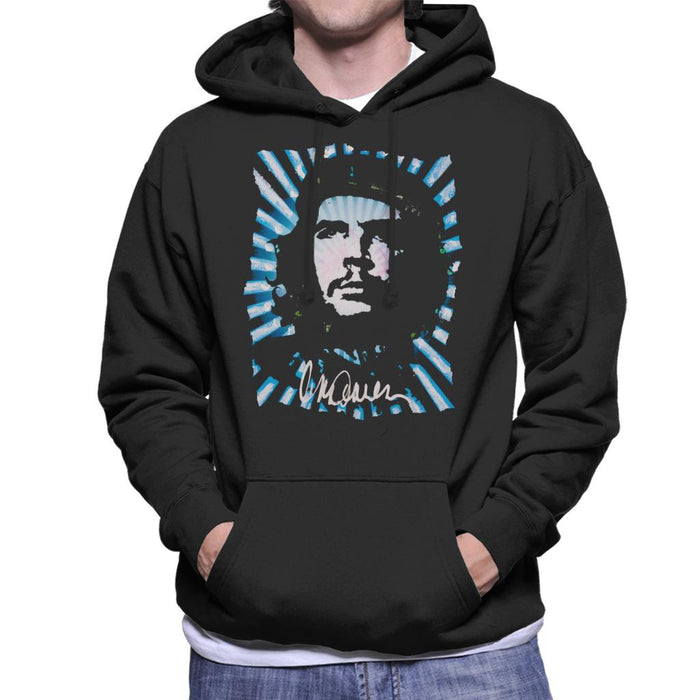 Sidney Maurer Original Portrait Of Revolutionary Che Guevara Men's Hooded Sweatshirt