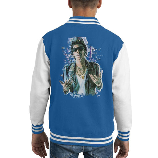 Sidney Maurer Original Portrait Of Rapper Wiz Khalifa Kid's Varsity Jacket