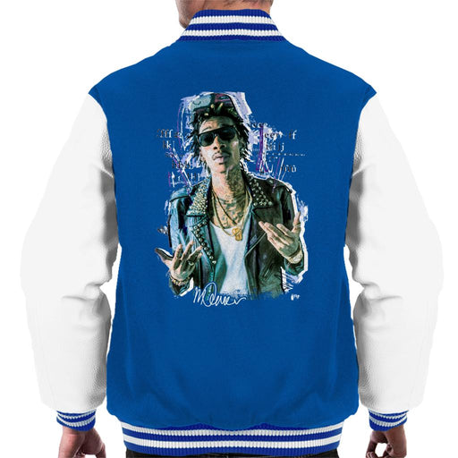 Sidney Maurer Original Portrait Of Rapper Wiz Khalifa Men's Varsity Jacket