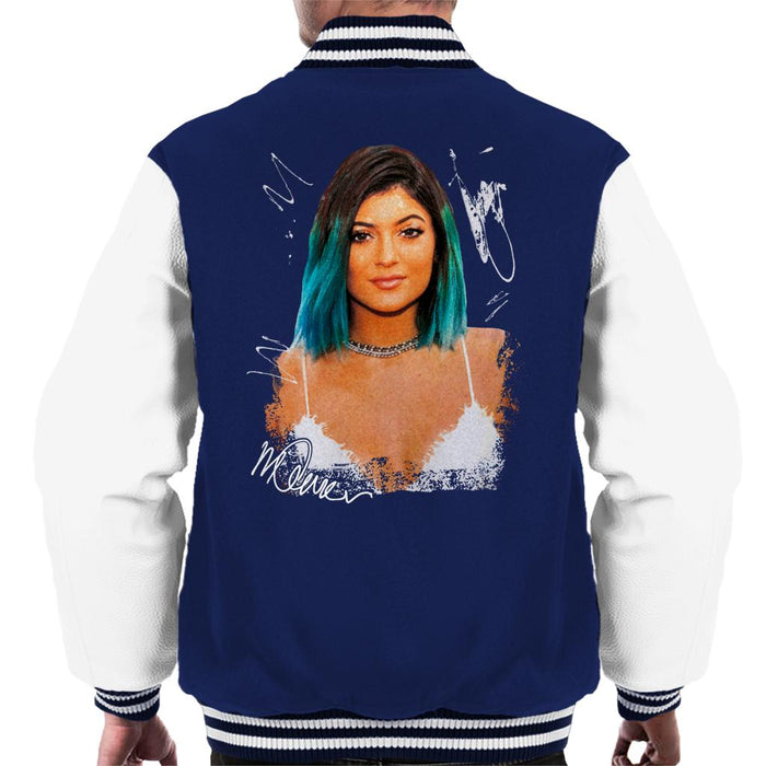 Sidney Maurer Original Portrait Of Kylie Jenner Men's Varsity Jacket