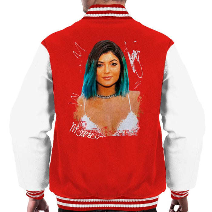 Sidney Maurer Original Portrait Of Kylie Jenner Men's Varsity Jacket