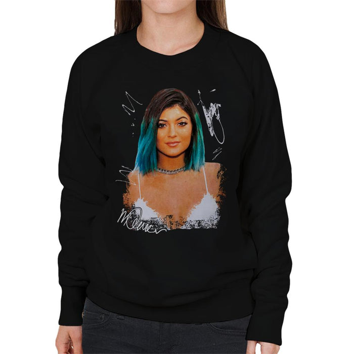Sidney Maurer Original Portrait Of Kylie Jenner Women's Sweatshirt