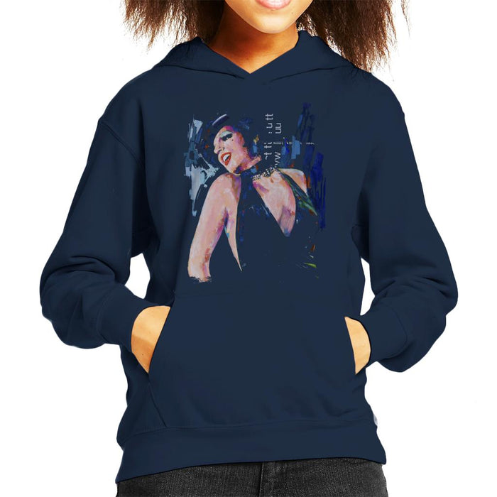 Sidney Maurer Original Portrait Of Liza Minnelli Cabaret Kid's Hooded Sweatshirt