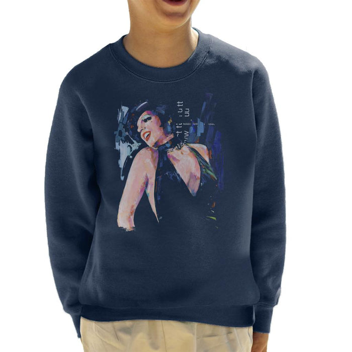 Sidney Maurer Original Portrait Of Liza Minnelli Cabaret Kid's Sweatshirt