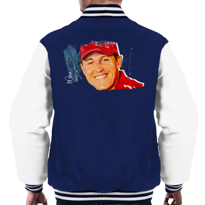 Sidney Maurer Original Portrait Of Michael Schumacher Cap Men's Varsity Jacket