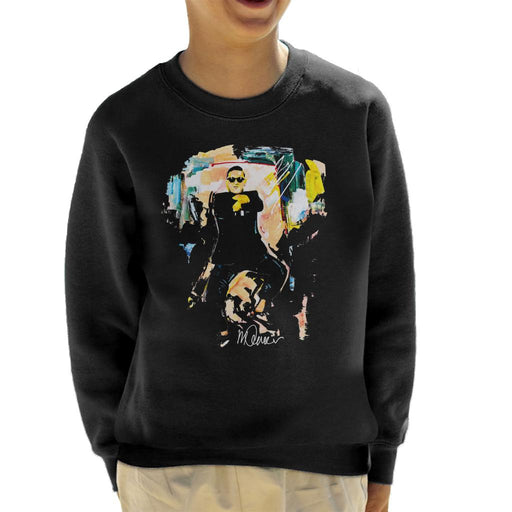 Sidney Maurer Original Portrait Of Psy Gangnam Style Kid's Sweatshirt