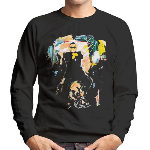 Sidney Maurer Original Portrait Of Psy Gangnam Style Men's Sweatshirt