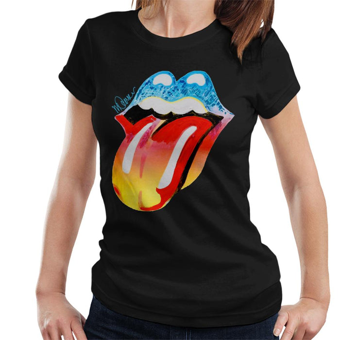 Sidney Maurer Original Portrait Of Rolling Stones Forty Licks Art Women's T-Shirt