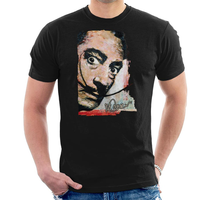 Sidney Maurer Original Portrait Of Salvador Dali Moustache Men's T-Shirt