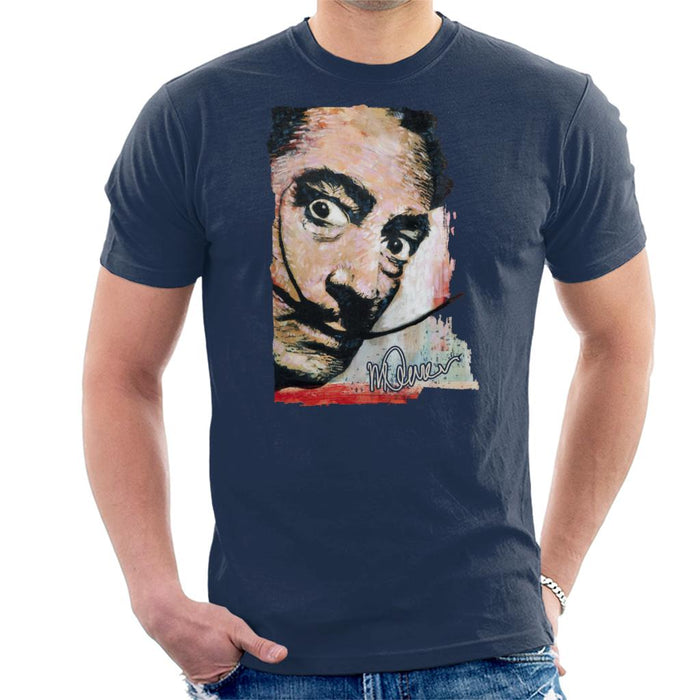 Sidney Maurer Original Portrait Of Salvador Dali Moustache Men's T-Shirt