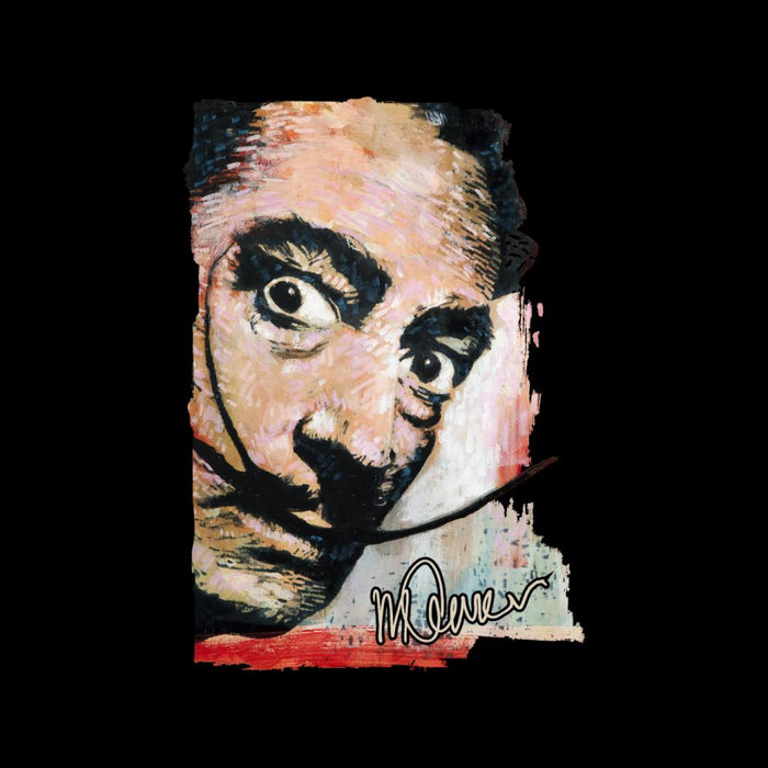 Sidney Maurer Original Portrait Of Salvador Dali Moustache Kid's Sweatshirt